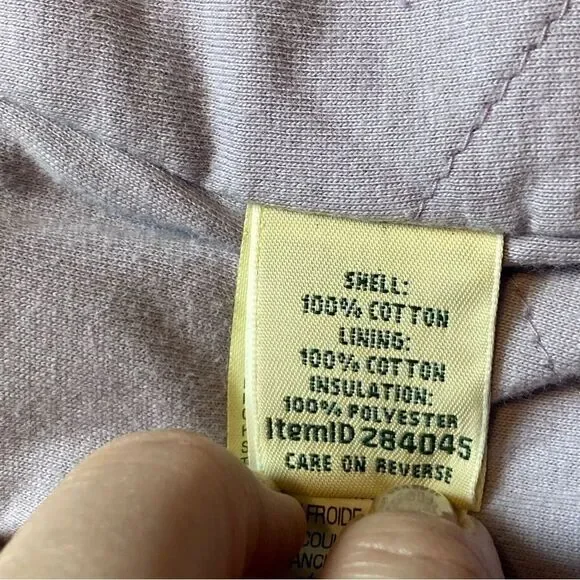 L.L. Bean Purple and Black Checked/Plaid Lined Shacket Size Large - Picture 4 of 14